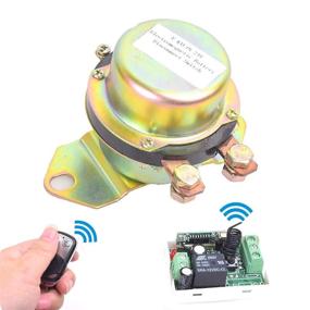 img 4 attached to 🔌 12V Car Wireless Remote Control Battery Switch Disconnect - Latching Relay Anti-Theft System by E-Kylin, featuring Electromagnetic Solenoid Valve Terminal Master Kill