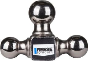 img 3 attached to 🔧 Reese Towpower 7039800 Triple Ball Mount: Versatile and Universal Solution in Sleek Black Nickel Design