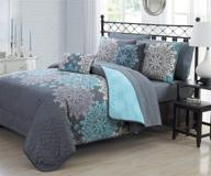 🛏️ avondale manor aqua king bedding set: top-quality comfort for a luxurious night's sleep logo