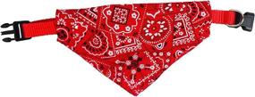 img 3 attached to 🐾 TOOGOO Adjustable Small Size Red Pet Dog Cat Bandana Scarf Collar for Improved SEO