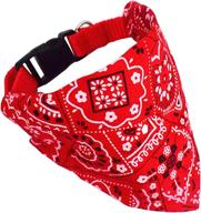 🐾 toogoo adjustable small size red pet dog cat bandana scarf collar for improved seo logo