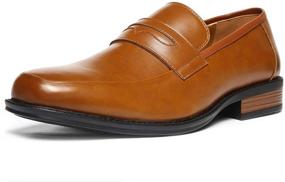 img 4 attached to GM GOLAIMAN Classic Loafer Business