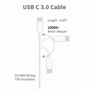 img 1 attached to 🔌 Tancold 87W USB C Charger Power Adapter for Mac Book Pro 13/15 Inch (2016 and Later) and Mac Book Air (2018 and Later), Compatible with USB C 87W 61W 30W - Includes 6.6ft USB-C Cable