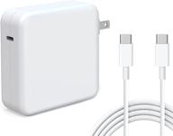 🔌 tancold 87w usb c charger power adapter for mac book pro 13/15 inch (2016 and later) and mac book air (2018 and later), compatible with usb c 87w 61w 30w - includes 6.6ft usb-c cable logo