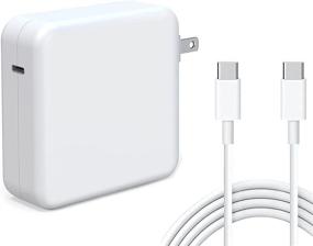 img 4 attached to 🔌 Tancold 87W USB C Charger Power Adapter for Mac Book Pro 13/15 Inch (2016 and Later) and Mac Book Air (2018 and Later), Compatible with USB C 87W 61W 30W - Includes 6.6ft USB-C Cable