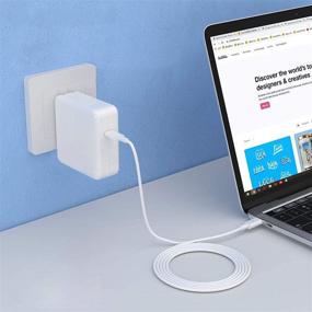 img 3 attached to 🔌 Tancold 87W USB C Charger Power Adapter for Mac Book Pro 13/15 Inch (2016 and Later) and Mac Book Air (2018 and Later), Compatible with USB C 87W 61W 30W - Includes 6.6ft USB-C Cable