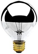 bulbrite 60g25hm chrome globe shaped light bulb logo