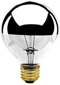 img 4 attached to Bulbrite 60G25HM Chrome Globe Shaped Light Bulb