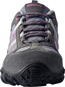 img 3 attached to 👟 Experience the Comfort and Performance of Knixmax Women's Lightweight Hiking Shoes - Non-Slip and Perfect for Climbing, Trekking, Camping, and Backpacking!