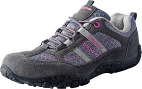 img 4 attached to 👟 Experience the Comfort and Performance of Knixmax Women's Lightweight Hiking Shoes - Non-Slip and Perfect for Climbing, Trekking, Camping, and Backpacking!