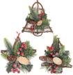 christmas grapevine mistletoe ornaments decoration logo