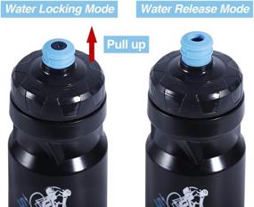 img 1 attached to 🚴 Leak Proof BPA Free Bike Water Bottle Set – 4 Pack Sports Cycling Water Bottles for Running, Fitness, and Walking – 21 Oz Capacity