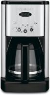 кофеварка cuisinart dcc-1200 brew central с программным управлением на 12 чашек, черно-серая. логотип