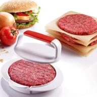 🍔 odowalker burger press hamburger maker mould machine set - bbq patty juicy regular beef maker - round non stick mold - easy to use - white logo