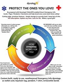 img 1 attached to 🐶 Dynotag Deluxe Coated Steel Pet Tag - Play Series - Bone with Web/Location Enabled QR Code for Enhanced Visibility