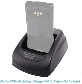img 2 attached to 🔌 KSC-32 Charger: Compatible for Kenwood Radios TH-D72A, TK-2180, TK-3180, TK-5210, TK-5310, NX-5200, NX-5300, NX-5400, NX-410, NX-411 | Compatiable with Battery KNB-48L/32N/33L/43L/47L/31A/50NC/54N