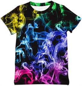 img 4 attached to 👕 Ainuno Boys' Clothing: Graphic Shirts with Digital Prints for Tops, Tees & Shirts