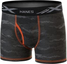 img 2 attached to Стильная детская одежда Hanes с разнообразными принтами и сплошными цветами для мальчиков среднего размера: идеальное сочетание моды и комфорта.