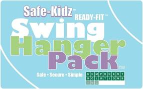 img 1 attached to Safe Kidz Heavy Duty Swing Hangers: Complete Set of 4 Playset Hangers for Wooden Swing Sets with Mounting Hardware and Easy Installation