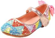 👠 yyfurr sparkling ballerina girls' shoes for toddler princesses logo