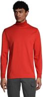 👕 ultimate comfort meets style: lands end super t turtleneck xxl men's clothing logo