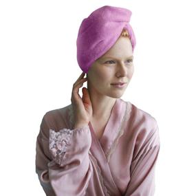 img 1 attached to 💆 Hair Towel Wrap - AfterSpa Beauty: Frizz-Reducing Hair Towel for Healthier Hair, Time-saving Alternative to Blow Drying, Minimizes Heat Exposure and Risk of Split Ends.