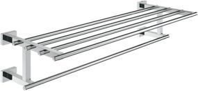 img 4 attached to 🛀 Enhanced Grohe Essentials Cube 23.625 In. Multi-Towel Rack
