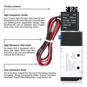 img 2 attached to 💨 Pneumatic Solenoid 4V210 08: Efficient Pilot Operated Connection for Enhanced Performance