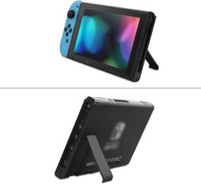 img 1 attached to 🎮 Enhanced Kickstand Back Shell Holder for Nintendo Switch: Repair Kit + Screwdriver Included