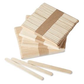 img 3 attached to 🖌️ hand2mind Natural Wood Craft Sticks for Homeschool Arts and Crafts, Waxing and Classroom Art Supplies - 4-1/2 x 3/8 Inch (Pack of 1,000)