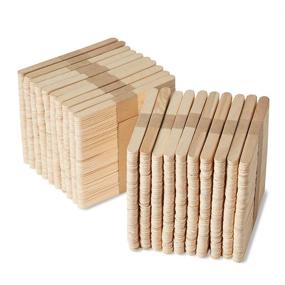 img 4 attached to 🖌️ hand2mind Natural Wood Craft Sticks for Homeschool Arts and Crafts, Waxing and Classroom Art Supplies - 4-1/2 x 3/8 Inch (Pack of 1,000)