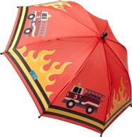 🚒 stephen joseph boys umbrella firetruck: stay dry in style with this playful and functional umbrella logo
