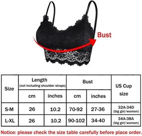 img 2 attached to Duufin Pieces Bralettes Bandeau Bralette Women's Clothing in Lingerie, Sleep & Lounge