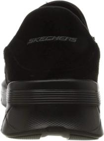 img 2 attached to 👞 Стильные и модные: Мужские туфли Skechers без шнуровки, черного цвета - сочетание комфорта и класса