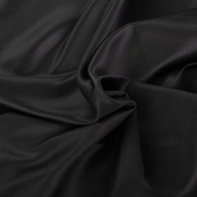 img 3 attached to 🌟 Luxurious NTBAY 2 Pack Standard Satin Pillow Shams for Hair and Skin in Black - Silky Soft and Perfect Fit, 20 x 26 Inches