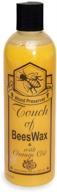 beeswax furniture polish and conditioner: orange oil infused. effective wood floor scratch repair, deep nourishment for hardwood, cabinet restoration and protection - 16 ounce logo