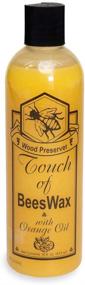 img 4 attached to Beeswax Furniture Polish and Conditioner: Orange Oil Infused. Effective Wood Floor Scratch Repair, Deep Nourishment for Hardwood, Cabinet Restoration and Protection - 16 Ounce