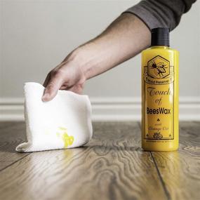 img 1 attached to Beeswax Furniture Polish and Conditioner: Orange Oil Infused. Effective Wood Floor Scratch Repair, Deep Nourishment for Hardwood, Cabinet Restoration and Protection - 16 Ounce