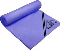 🏊 highly absorbent water gear chamois towel - ideal for fast drying after workout and diving - unisex multipurpose use логотип