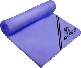 img 4 attached to 🏊 Highly Absorbent Water Gear Chamois Towel - Ideal for Fast Drying After Workout and Diving - Unisex Multipurpose Use