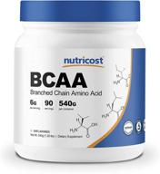 🥤 премиум-порошок nutricost bcaa 2:1:1 (без вкуса) - 90 порций высококачественных ветвистых аминокислот логотип