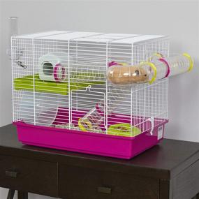 img 2 attached to Enhance Your Hamster's Habitat with Ferplast Hamster Cage: A Comprehensive Review