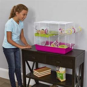 img 3 attached to Enhance Your Hamster's Habitat with Ferplast Hamster Cage: A Comprehensive Review