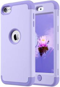 img 4 attached to 💜 ULAK iPod Touch 7 Case - Heavy Duty Protective Cover for Apple iPod Touch 5th/6th/7th Generation (2019) - Purple