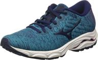 mizuno women's wave inspire 16 waveknit running shoe for optimal road performance logo