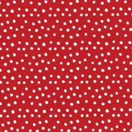 caspari small dots red holiday gift wrapping paper roll - festive 1-roll for entertaining logo