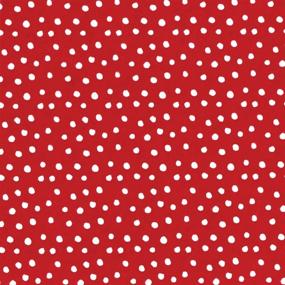 img 2 attached to Caspari Small Dots Red Holiday Gift Wrapping Paper Roll - Festive 1-Roll for Entertaining