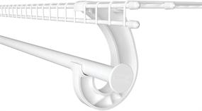 img 3 attached to 🗄️ ClosetMaid White 5629 Support for SuperSlide Hanging Bar: Efficient Storage Solution, Compact Size