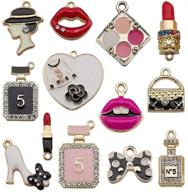 ✨ fashionable enamel designer charms: 23-piece set for womens' high heel, perfume, and jewelry making logo