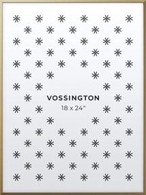 img 4 attached to 🖼️ Vossington 18x24 Frame: Sleek Gold Poster Frame, Large & Modern - Perfect for 18x24 Inch Artwork